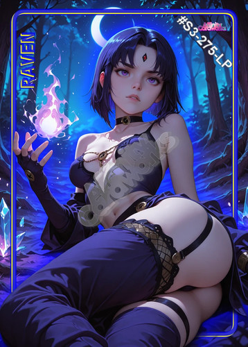Raven comics custom sexy - dc,