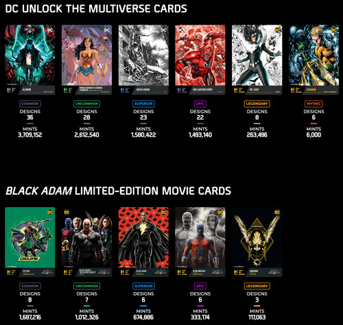Universe trading cards - cards,